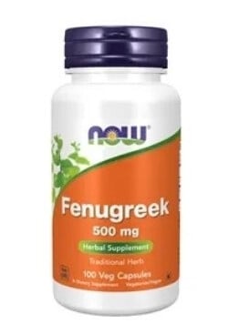 Now fenugreek 500 mg 100 kapsler
