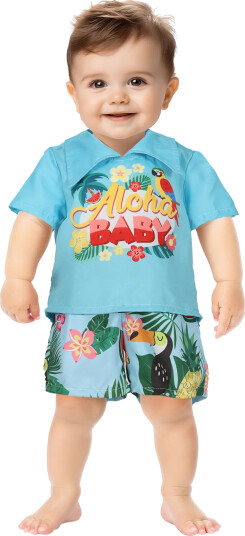 Fiestas Guirca Aloha Baby Baby Kostyme 12-18 måneder 76158