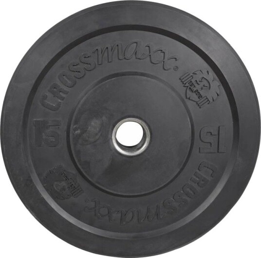 Crossmaxx Bumper Plate 15 kg Sort