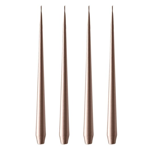 Ester & Erik lys 42 cm 4-pakning metallic Champagne