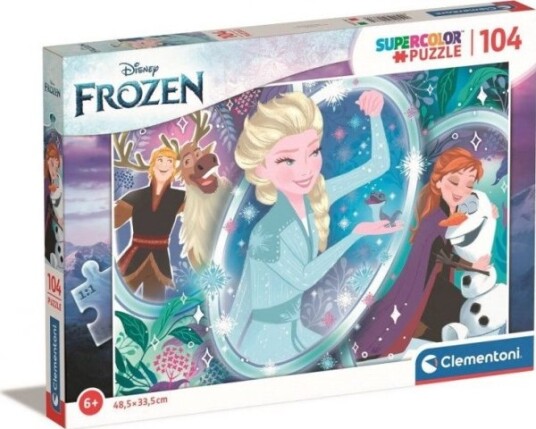 Clementoni Puslespill 104 Brikker Super Color Frozen 2 Clementoni Puslespill 104 Brikker Super Color Frozen 2
