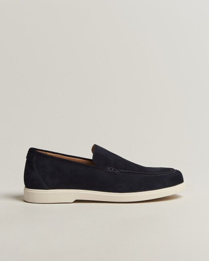 Loake Shoemakers Tuscany Suede Loafer Navy Loake Shoemakers Tuscany Suede Loafer Navy
