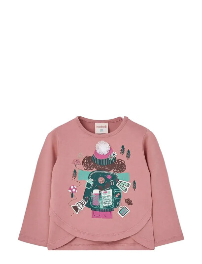 Boboli Knit T-Shirt Pink 104 Boboli Knit T-Shirt Pink 104