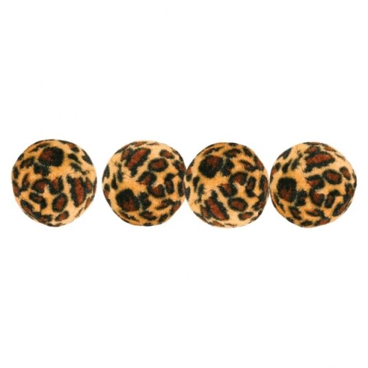 Trixie Ball Med Leopardprint 4 Stk Trixie Ball Med Leopardprint 4 Stk