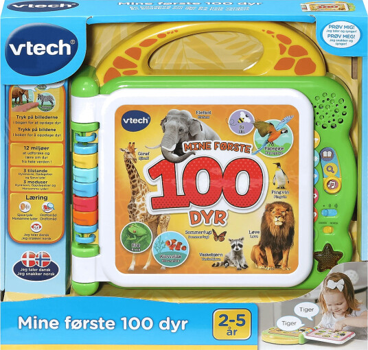 Vtech My First 100 Animals Dk/No Multi/patterned One Size