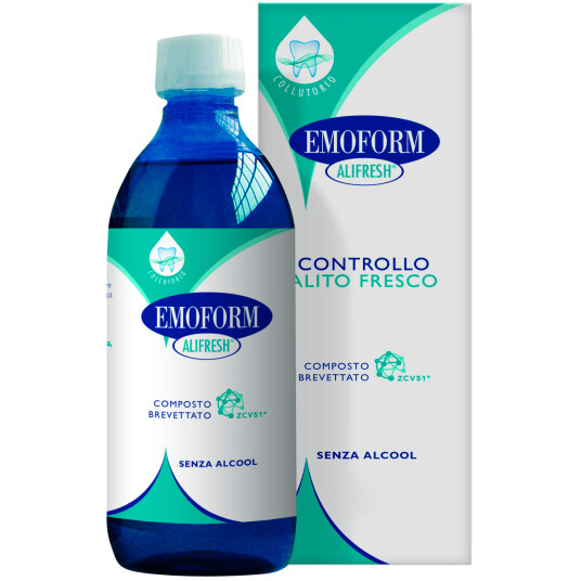 Munnvann mot Dårlig Ånde EMOFORM Alifresh 300 ml.