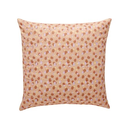 Kudde m/fyld Beige/Brun/lilla/gul