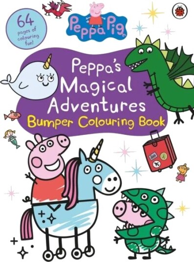 Peppa'S Magical Adventures Bumper Colouring Book Av Peppa Pig