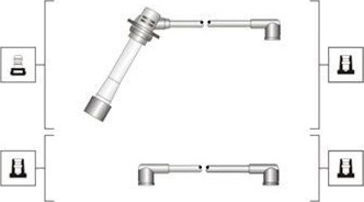 Tennplugg kabelsett MAGNETI MARELLI 941319170093