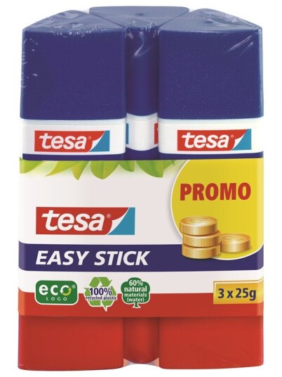 tesa Glue Stick Easy Stick ecoLogo 3 x 25g