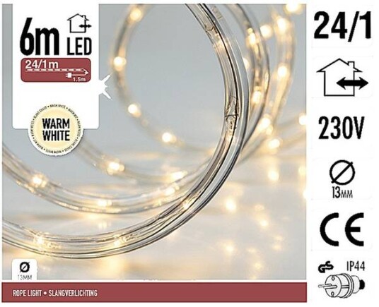 LED slynge 6m varm hvit