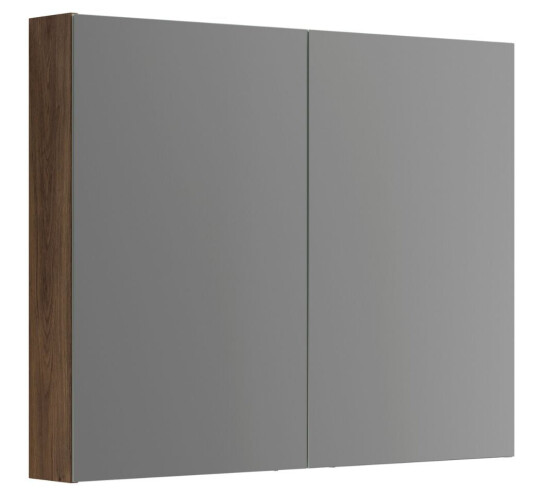 Dansani Inzo Style Speilskap 2 Dører B60-100xh80xd15 Brun eik / 100cm