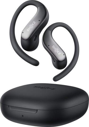 Shokz OpenFit Air 2 True Wireless hodetelefoner, Svart Shokz OpenFit Air 2 True Wireless hodetelefoner, Svart