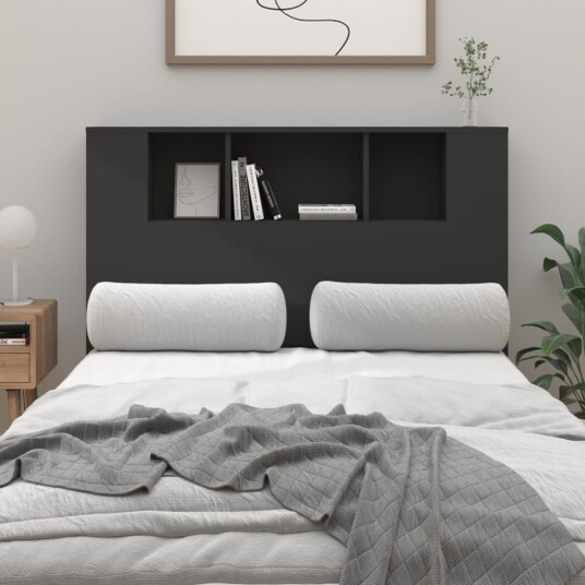 vidaXL Sengegavlskap svart 120x18,5x104,5 cm vidaXL Sengegavlskap svart 120x18,5x104,5 cm