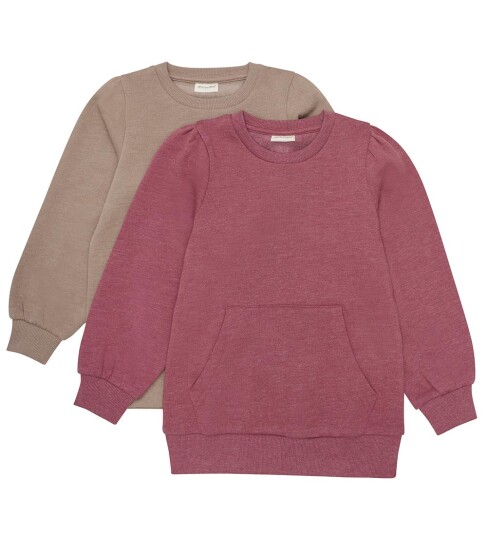 Minymo Sweat Shirt Girl (2-Pack) Brown 86