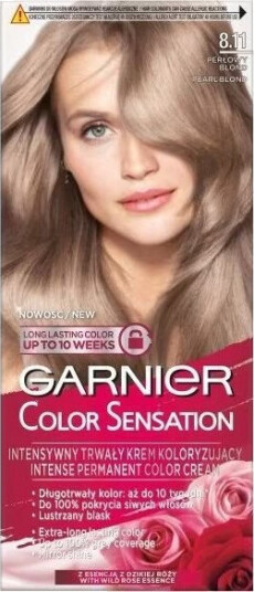 Garnier GARNIER_Color Sensation intens langvarig Creme-farging 8.11 Perleblond