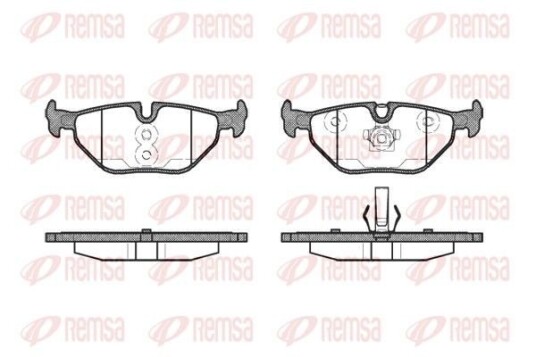 Bremseklosser REMSA 0265.40 Bremseklosser REMSA 0265.40