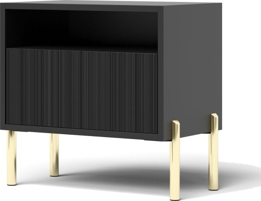 Virmani Nattbord 47 cm - Svart