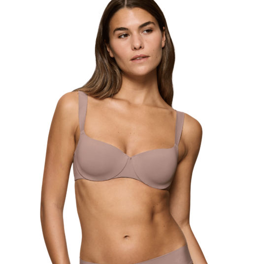 Triumph BH Body Make-Up Illusion Balconette Bra Lysbrun D 85 Dame Triumph BH Body Make-Up Illusion Balconette Bra Lysbrun D 85 Dame