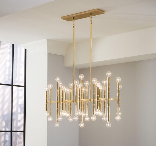 Jonathan Adler Lysekrone Meurice Brass 96x35 Jonathan Adler Lysekrone Meurice Brass 96x35