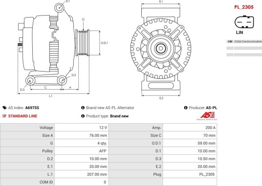 AS PL A6975S Dynamo