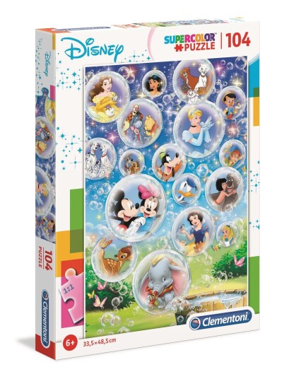 Clementoni - Puzzle Super - Disney Characters (104 pcs) (27119)