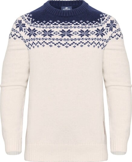 Gridarmor Women’s Snøkrystall Round Neck Ullgenser White/Dark Navy White/Dk. Navy M Gridarmor Women’s Snøkrystall Round Neck Ullgenser White/Dark Navy White/Dk. Navy M