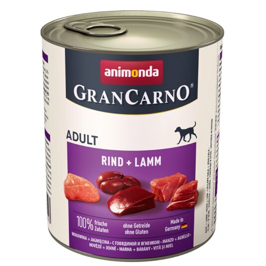 Animonda Grancarno Original Adult 6 X 800 G Storfekjøtt & Lam Animonda Grancarno Original Adult 6 X 800 G Storfekjøtt & Lam