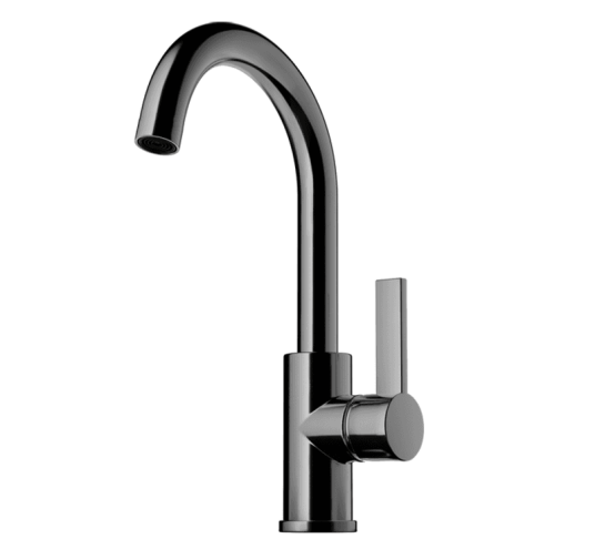 Tapwell ARM078 Servantbatteri Black Chrome
