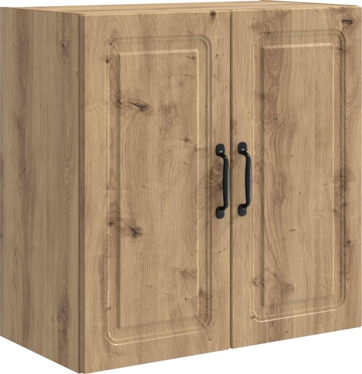vidaXL Vegghengt skap Artisan eik 59 x 31 x 60 cm Konstruert tre vidaXL Vegghengt skap Artisan eik 59 x 31 x 60 cm Konstruert tre