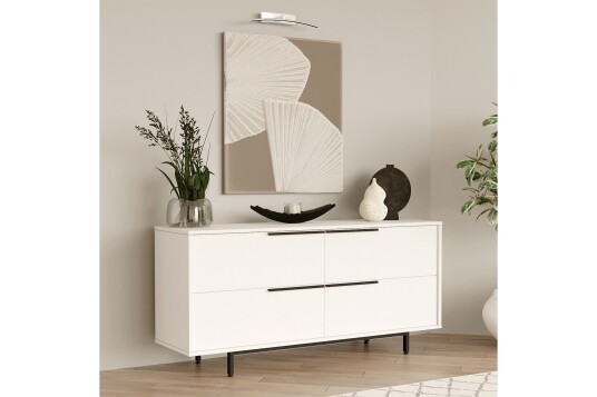Liyakat Konsollbord 160 cm Hvit Liyakat Konsollbord 160 cm Hvit