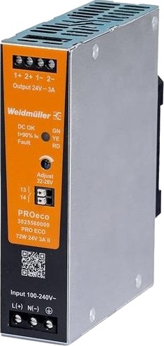 SilentiumPC Pro Eco Gen2 3025560000 Strømforsyning 24V DC 72W 3A