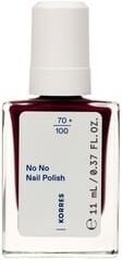 Korres No No Nail Polish 59 Burgundy Red