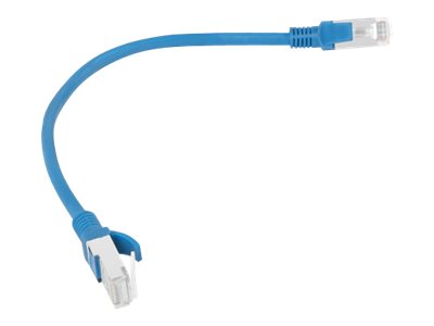 Lanberg Koblingskabel Rj 45 Hann Til Rj 45 Hann 25 Cm Utp Cat 5E Formstøpt Uten Hindringer Flertrådet Blå Ral 5012 PCU5 10CC 0025 B