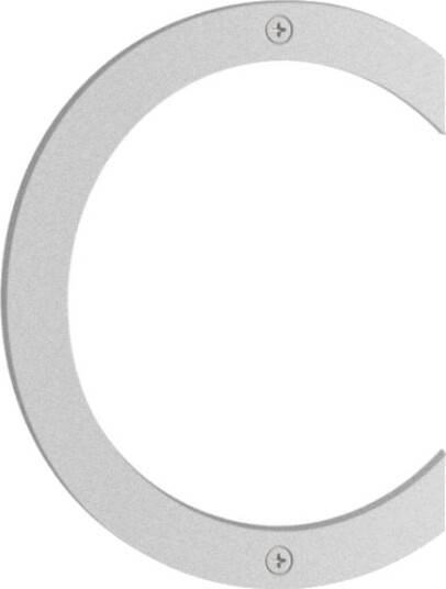 Beslagsboden Nordic husbokstav C i rustfritt stål 16cm