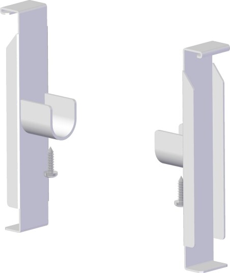Feste for Garderobestang Lundbergs Wide Stativ Hvit 2 Pk Feste for Garderobestang Lundbergs Wide Stativ Hvit 2 Pk