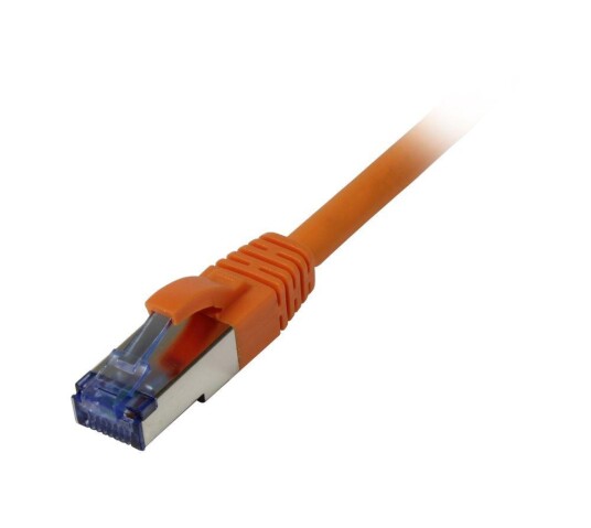 Synergy RJ45 Nettverkskabel Cat6a S/FTP 1,5m Oransje