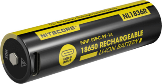 Nitecore NL1836R Yellow Yellow one_size