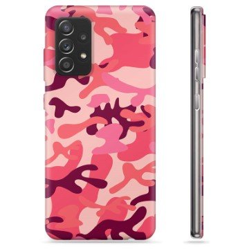 Samsung Galaxy A52 5G, Galaxy A52s TPU-deksel Rosa Kamuflasje