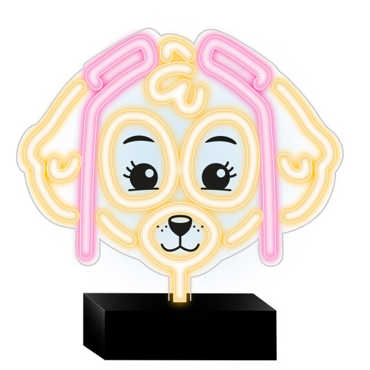 Paw Patrol Neon LED Bordlampe ??? Skye