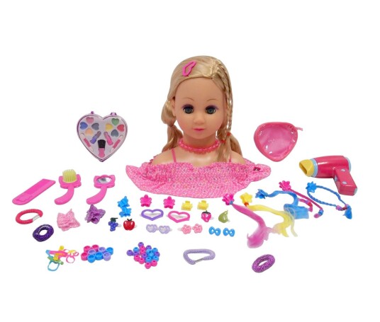 Happy Friend Make Up Dollhead Blonde 504402 Happy Friend Make Up Dollhead Blonde 504402