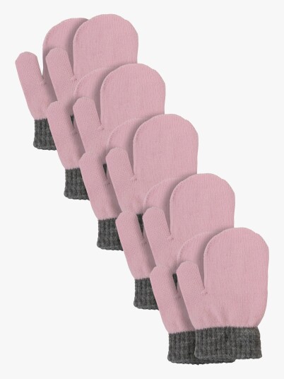 Lindberg Sundsvall Votter 5 Pakk Pink/Anthracite Lindberg Sundsvall Votter 5 Pakk Pink/Anthracite