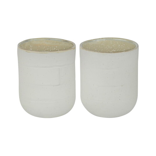 Mette Ditmer Sand Grain kopp 30 cl 2-pakning Straw