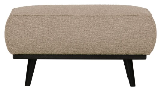 BePureHome Statement Puff - Beige Bouclé Unoliving