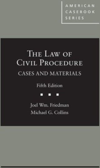 The Law of Civil Procedure