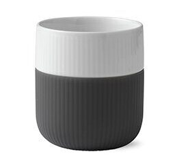 Royal Copenhagen Fluted Contrast krus anthracite (grå)