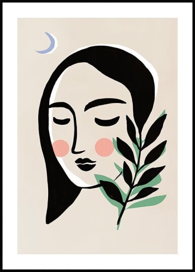 Moonlit Serenity Plakat / 50x70cm