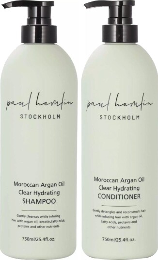 Paul Hemlin Stockholm Clear Hydrating Bundle Shampoo 750 ml & Conditio