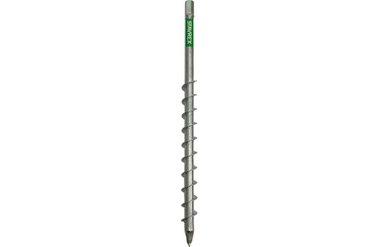 Stavrex Jordskrue 700 mm Ø25 mm for Punktfundamenter Stavrex Jordskrue 700 mm Ø25 mm for Punktfundamenter