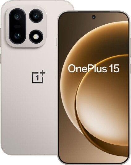 OnePlus 15 5G Smartphone 16GB RAM 512GB Internminne Sand Storm